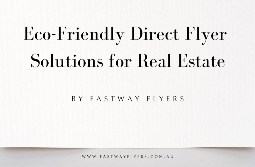 Eco-Friendly Direct Flyer Solutions